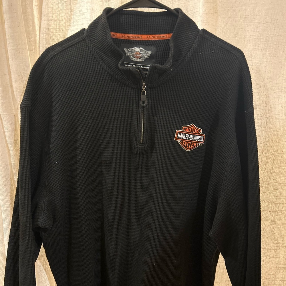 Men’s Harley Davidson long sleeve zip up
